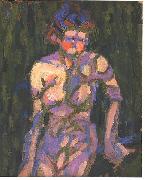 Ernst Ludwig Kirchner, Female nude with shadow of a twig